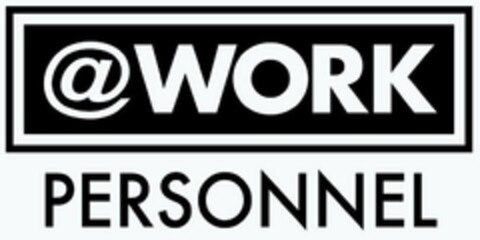 @WORK PERSONNEL Logo (USPTO, 20.08.2019)