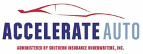 ACCELERATE AUTO ADMINISTERED BY SOUTHERN INSURANCE UNDERWRITERS, INC. Logo (USPTO, 25.09.2019)