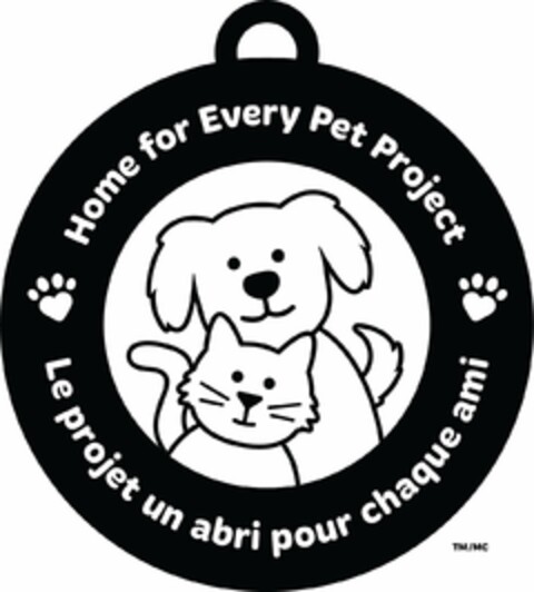 HOME FOR EVERY PET PROJECT LE PROJECT UN ABRI POUR CHAQUE AMI Logo (USPTO, 03.06.2020)
