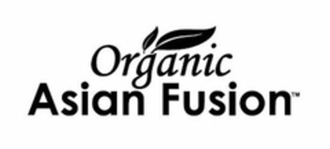 ORGANIC ASIAN FUSION Logo (USPTO, 14.08.2020)