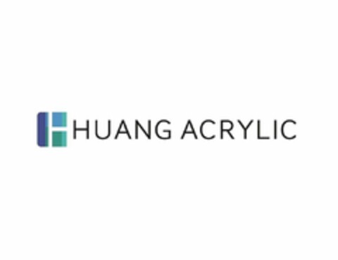 H HUANG ACRYLIC Logo (USPTO, 09/15/2020)