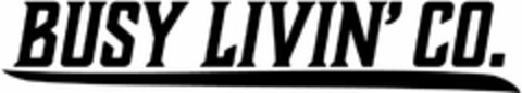 BUSY LIVIN CO. Logo (USPTO, 18.09.2020)