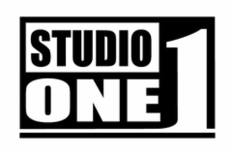 STUDIO ONE 1 Logo (USPTO, 15.01.2009)
