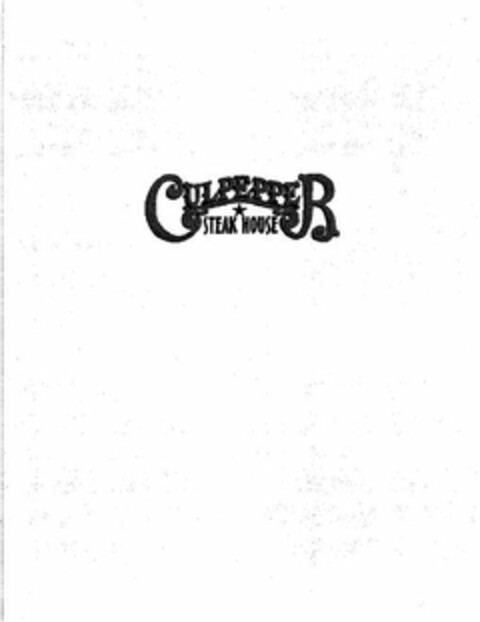 CULPEPPER STEAK HOUSE Logo (USPTO, 05.08.2009)