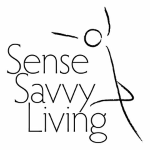 SENSE SAVVY LIVING Logo (USPTO, 10.11.2009)