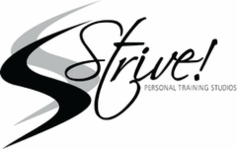 SS STRIVE! PERSONAL TRAINING STUDIOS Logo (USPTO, 14.01.2010)