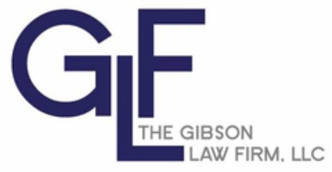 GLF THE GIBSON LAW FIRM, LLC Logo (USPTO, 06.04.2010)