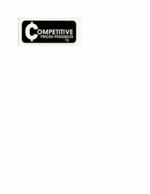 COMPETITIVE PRICED PRODUCTS Logo (USPTO, 04/15/2010)