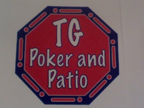 TG POKER AND PATIO Logo (USPTO, 18.04.2010)