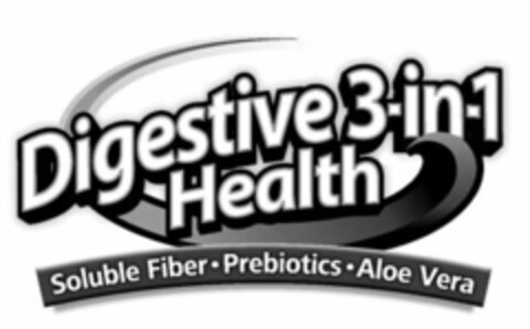 DIGESTIVE 3-IN-1 HEALTH SOLUBLE FIBER · PREBIOTICS · ALOE VERA Logo (USPTO, 20.08.2010)