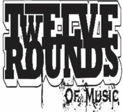 TWELVE ROUNDS OF MUSIC Logo (USPTO, 04.12.2010)