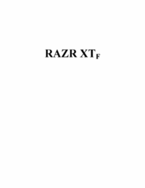 RAZR XTF Logo (USPTO, 27.05.2011)