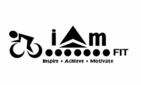 I AM FIT INSPIRE · ACHIEVE · MOTIVATE Logo (USPTO, 27.06.2011)