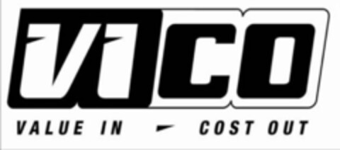 VICO VALUE IN COST OUT Logo (USPTO, 24.02.2012)