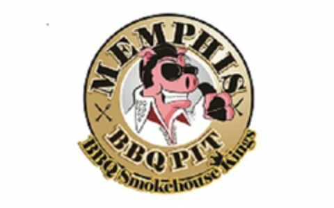 MEMPHIS BBQ PIT BBQ SMOKEHOUSE KINGS Logo (USPTO, 21.03.2012)