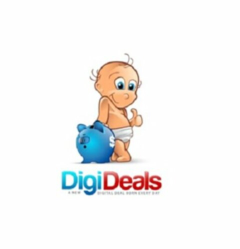 DIGIDEALS A NEW DIGITAL DEAL BORN EVERY DAY Logo (USPTO, 12.04.2012)