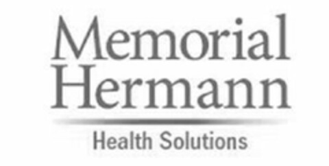 MEMORIAL HERMANN HEALTH SOLUTIONS Logo (USPTO, 01.05.2013)