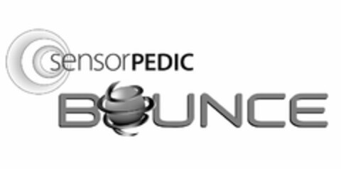 SENSORPEDIC BOUNCE Logo (USPTO, 06/26/2013)