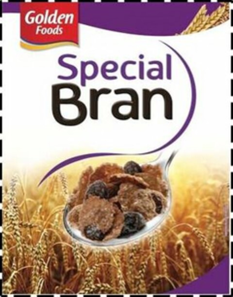 GOLDEN FOODS SPECIAL BRAN Logo (USPTO, 10/22/2013)