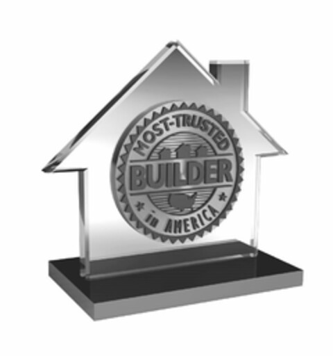 MOST-TRUSTED BUILDER IN AMERICA Logo (USPTO, 12.06.2014)