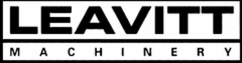 LEAVITT MACHINERY Logo (USPTO, 25.09.2014)