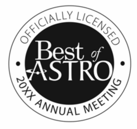 BEST OF ASTRO OFFICIALLY LICENSED 20XX ANNUAL MEETING Logo (USPTO, 09.07.2015)