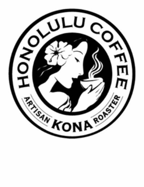 HONOLULU COFFEE ARTISAN KONA ROASTER Logo (USPTO, 04.12.2015)