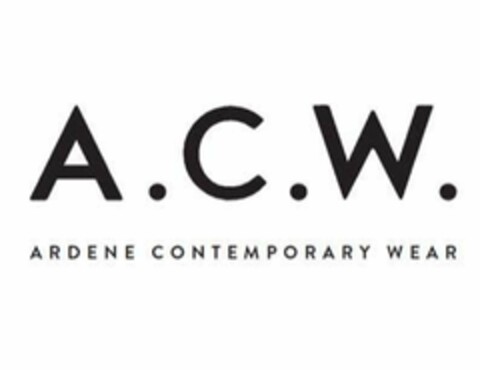 A.C.W. ARDENE CONTEMPORARY WEAR Logo (USPTO, 02/17/2016)