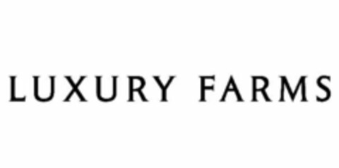 LUXURY FARMS Logo (USPTO, 04/28/2016)