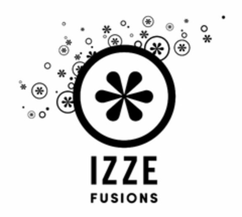 IZZE FUSIONS Logo (USPTO, 29.08.2016)