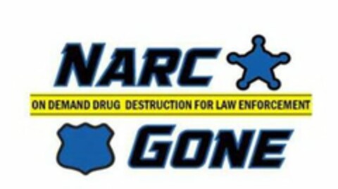 NARC GONE ON DEMAND DRUG DESTRUCTION FOR LAW ENFORCEMENT Logo (USPTO, 01/05/2017)