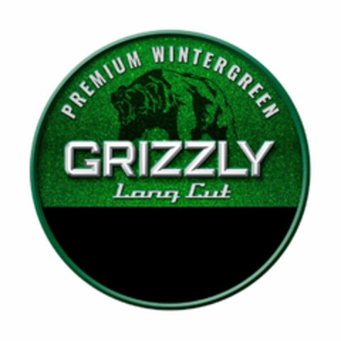 PREMIUM WINTERGREEN GRIZZLY LONG CUT Logo (USPTO, 16.02.2017)