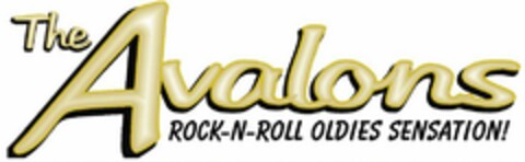 THE AVALONS ROCK-N-ROLL OLDIES SENSATION! Logo (USPTO, 28.03.2017)