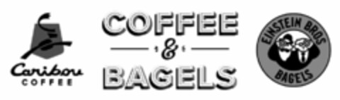 CARIBOU COFFEE COFFEE & BAGELS EINSTEIN BROS BAGELS Logo (USPTO, 11.05.2017)