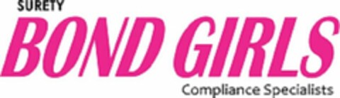 SURETY BOND GIRLS COMPLIANCE SPECIALISTS Logo (USPTO, 20.02.2018)