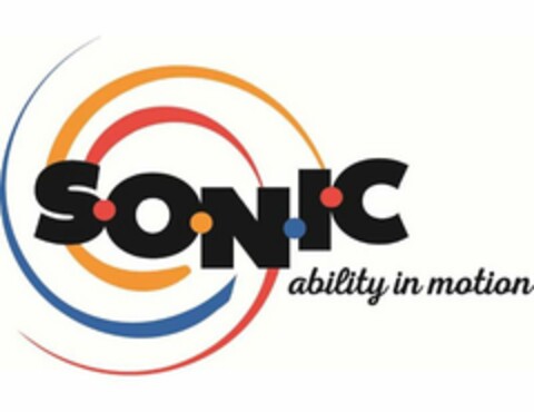 SONIC ABILITY IN MOTION Logo (USPTO, 03/21/2018)