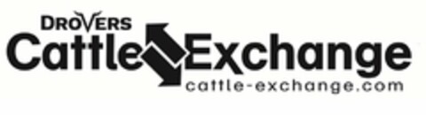 DROVERS CATTLE EXCHANGE CATTLE-EXCHANGE.COM Logo (USPTO, 13.08.2018)