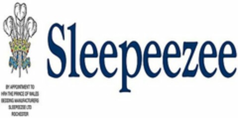 SLEEPEEZEE BY APPOINTMENT TO HRH THE PRINCE OF WALES BEDDING MANUFACTURERS SLEEPEEZEE LTD ROCHESTER Logo (USPTO, 05.09.2018)