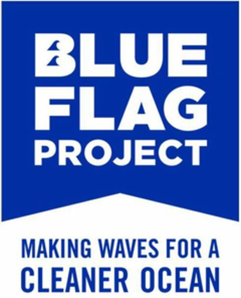 BLUE FLAG PROJECT MAKING WAVES FOR A CLEANER OCEAN Logo (USPTO, 04.12.2018)