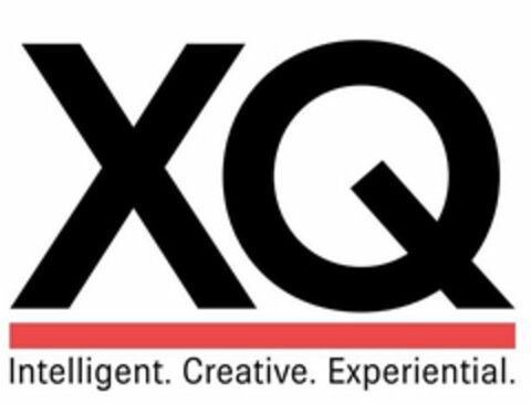 XQ INTELLIGENT. CREATIVE. EXPERIENTIAL. Logo (USPTO, 11.10.2019)