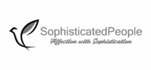 SOPHISTICATEDPEOPLE AFFECTION WITH SOPHISTICATION Logo (USPTO, 03/04/2020)