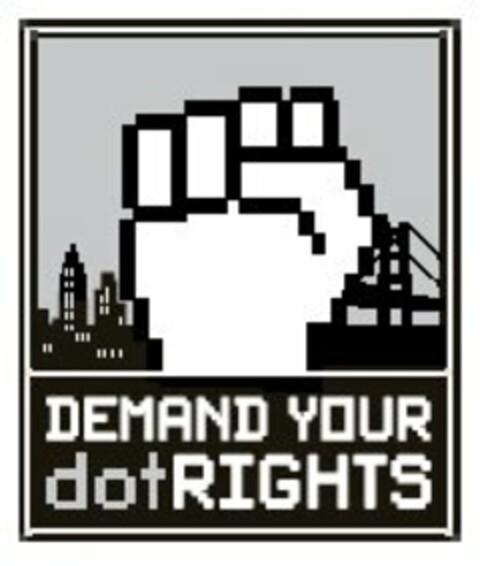 DEMAND YOUR DOTRIGHTS Logo (USPTO, 02.03.2009)