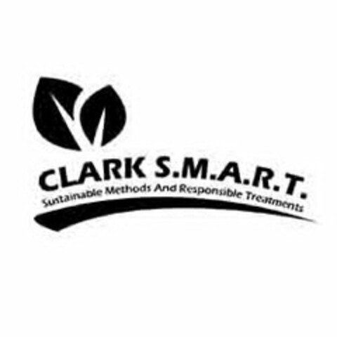 CLARK S.M.A.R.T. SUSTAINABLE METHODS AND RESPONSIBLE TREATMENTS Logo (USPTO, 17.09.2009)