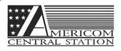 AMERICOM CENTRAL STATION Logo (USPTO, 01/27/2010)