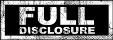 FULL DISCLOSURE Logo (USPTO, 03/17/2010)