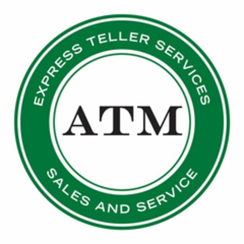 EXPRESS TELLER SERVICES ATM SALES AND SERVICE Logo (USPTO, 28.04.2010)