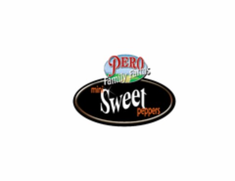 PERO FAMILY FARMS MINI SWEET PEPPERS Logo (USPTO, 15.02.2011)