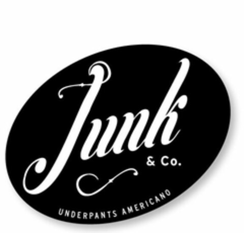 JUNK & CO. UNDERPANTS AMERICANO Logo (USPTO, 11/22/2011)