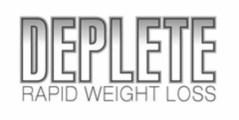 DEPLETE RAPID WEIGHT LOSS Logo (USPTO, 29.11.2012)