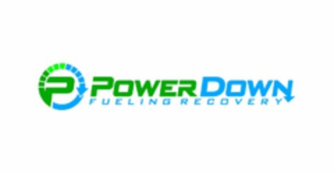 P POWER DOWN FUELING RECOVERY Logo (USPTO, 05/07/2014)